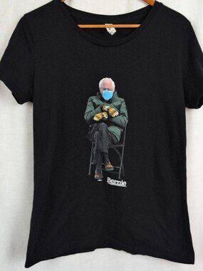 Bernie Sanders mittens inauguration shirt